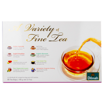 Arbatos rinkinys Dilmah Variety of Fine Tea, 80 vnt., 145 g