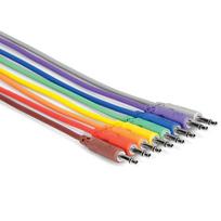 Hosa CMM-830 3.5 mm TS - 3.5 mm TS Unbalanced Patch Cables 0.3m (8 pcs.)