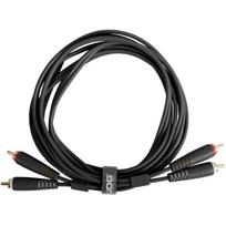 UDG Ultimate Audio Cable Set RCA - RCA Black Straight 1.5m - (U97001BL)