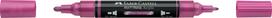 Akrilinis žymeklis Faber-Castell Multimark SP, metalinė rožinė spalva 290