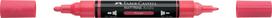 Akrilinis žymeklis Faber-Castell Multimark SP, rausvai raudona spalva 124