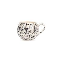Juodos ir baltos spalvos iš molio puodelis 460 ml Muggies – Salt&Pepper