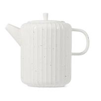 Baltos spalvos iš Kinijos kaulinio porceliano arbatinukas 540 ml Ora Gloss – Salt&Pepper