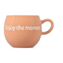 Rožinės spalvos iš molio puodelis 420 ml Muggies – Salt&Pepper
