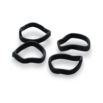 Iš metalo servetėlių žiedų rinkinys 4 vnt. Charm – S|P Collection