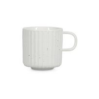 Baltos spalvos iš Kinijos kaulinio porceliano puodelis 205 ml Ora Gloss – Salt&Pepper