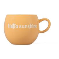 Oranžinės spalvos iš molio puodelis 420 ml Muggies – Salt&Pepper