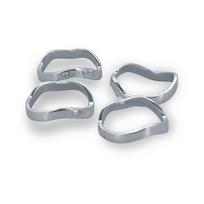 Iš metalo servetėlių žiedų rinkinys 4 vnt. Charm – S|P Collection