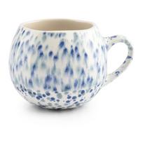 Mėlynos spalvos iš molio puodelis 460 ml Muggies – Salt&Pepper