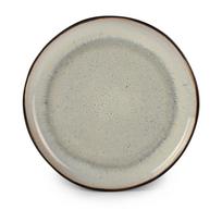 Juodos spalvos/smėlio spalvos desertinė iš akmens masės lėkštė ø 21,5 cm Lunar – Salt&Pepper