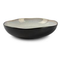 Juodos spalvos/smėlio spalvos sriubos iš akmens masės lėkštė ø 22,5 cm Lunar – Salt&Pepper