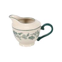 Žalios spalvos/dramblio kaulo spalvos iš porceliano pieno ąsotis 180 ml Cyril – S|P Collection