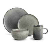 Iš molio indų rinkiniai 16 vnt. 4 žmonėms Meridian – Salt&Pepper