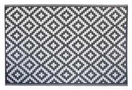 Kilimas lauko terasoms Scandi 007556, balta sp./pilka sp., 160 cm x 230 cm