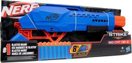 Žaislinis šautuvas su kulkomis Hasbro Nerf Alpha Strike Big Cat DB-2 F2463 Mėlyna sp.