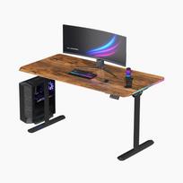 Žaidimų stalas Ultradesk QUEST Rudas, 140 x 70 cm, reguliuojamas aukštis  (72–120 cm)