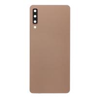 Galinis dangtelis Samsung A750 A7 2018 auksinis (su kameros stikliuku) OEM