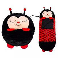 Happy Nappers: 2 viename miegmaišis ir pagalvė – Boružėlė – 137 cm
