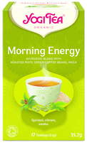 YOGI TEA Morning Energy Organic Bio arbatos maišeliai, 17 vnt.