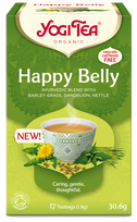 YOGI TEA Happy Belly Organic Bio arbatos maišeliai, 17 vnt.