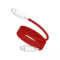 One Plus OnePlus SUPERVOOC USB-C to USB-C Magnetic Data Cable, 10A, 1.2m, Red (Damaged Packaging)