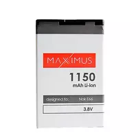 MAXXIMUS BATTERY NOKIA E66 1150mAh Li-ion BL-4U