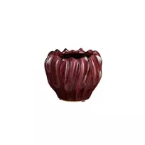 Keraminis vazonas THOM, bordo sp., 17 x 21,5 cm