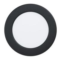 Išmani įleidžiama LED panelė EGLO FUEVA 6-Z, IP44 5W RGB+TW, 620lm, juodos sp, Ø12cm,APP