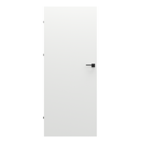 Vidaus durų varčia Trim Soft P, baltos sp., 644 x 2030 x 40 mm, kairė
