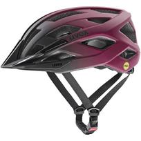 Dviratininko šalmas UVEX I-vo 2 MIPS 56–60 cm, spanguolų raudonos/juodos matinės