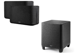 Garso sistema Denon 2x HOME 350 + SUBWOOFER, DENONHOME350BKE2+DENONHOMESUBBKE2