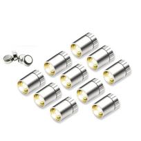 Mini LED šviesos, baterijos, šilta balta, vakarėliams, lėlų namams, 10 vnt
