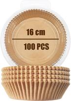 Kepimo popierius karšto oro gruzdintuvei, 100 vnt, tinkami 3–6 l gruzdintuvėms, rudos spalvos