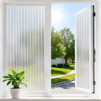 Rievėta matinė langų plėvelė UV apsauga 44x200 cm 1 vnt