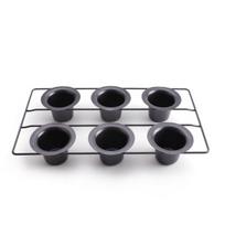 Popover Pyragų Forma, 6 Sklypai, Neplinta, Juoda – 1 vnt