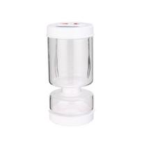 Stiklinis marinuotų agurkų indas su koto ir filtru, 34 oz