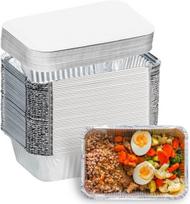 Vienkartinės BBQ folijos formos, 21×15 cm, kepimui ir laikymui, 50 vnt