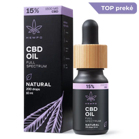 15% CBD aliejus (pilno spektro)