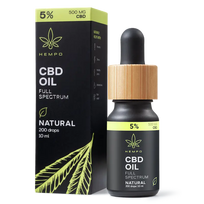 5% CBD aliejus (pilno spektro)