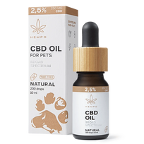 2,5% CBD aliejus augintiniams