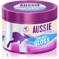 Aussie Oh My Gloss Glossing Hair Mask spindesio suteikianti drėkinamoji kaukė plaukams 500 ml