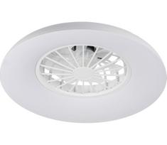 Kanlux 46370 - LED RGBW reguliuojamas šviestuvas su ventiliatoriumi PLAVE PAN LED/24W/230V CCT baltas + nuotolinis pultas