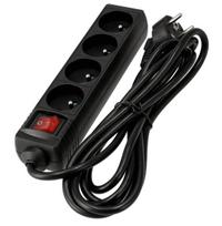 Prailgintuvas su jungikliu 4 lizdų, 3680 IP20 W 3 m