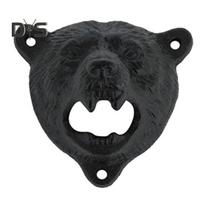 Lengvas skardinių atidarytuvas Creative Excellent Bear Head butelių kamštelių atidarytuvas juoda