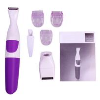 2 in 1 Women Epilator Hair Removal Wet Dry Electric Cordless Flexible Head Bikini Trimmer Epilator