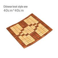 Breathable Bamboo Mahjong Summer Seat Cushion for Office & Car In Stock