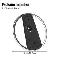 Žaidimų konsolės pagrindo laikiklis, skirtas Ps5 Slim Vertikalus neslystantis stovas, skirtas Sony Playstation 5 Slim Disc Digital Edition priedui juoda