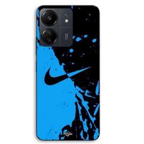 Case For Xiaomi Redmi 13C 4g Nike logo Color black and blue Maniacase juoda