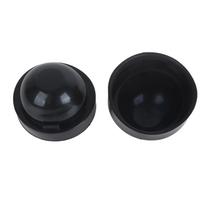 2Pcs 90mm Black Rubber Car LED Headlight Dust Cover Housing Seal Cap Waterproof Headlight Seal Cap juoda