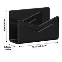 Mail Organizer For Desk Acrylic Small Desk Letter Organizer File Storage Rack Mail Postcard Sorter For Documents Paper Receipts juoda